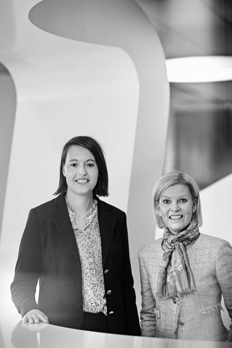 Billede af Pernille Benborg, Head of Group Compliance og Karina Mitzi Svenningsen, Head of Group Financial Controlling